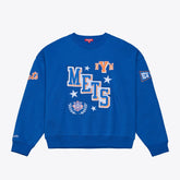 New York Mets Mitchell & Ness Women's Pep Rally Sweatshirt - Royal - Mitchell & Ness Online