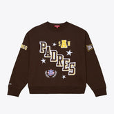 San Diego Padres Mitchell & Ness Women's Pep Rally Sweatshirt - Brown - Mitchell & Ness Sale