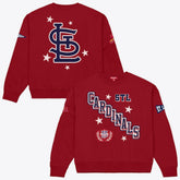 St. Louis Cardinals Mitchell & Ness Women's Pep Rally Sweatshirt - Red - Mitchell & Ness Discount