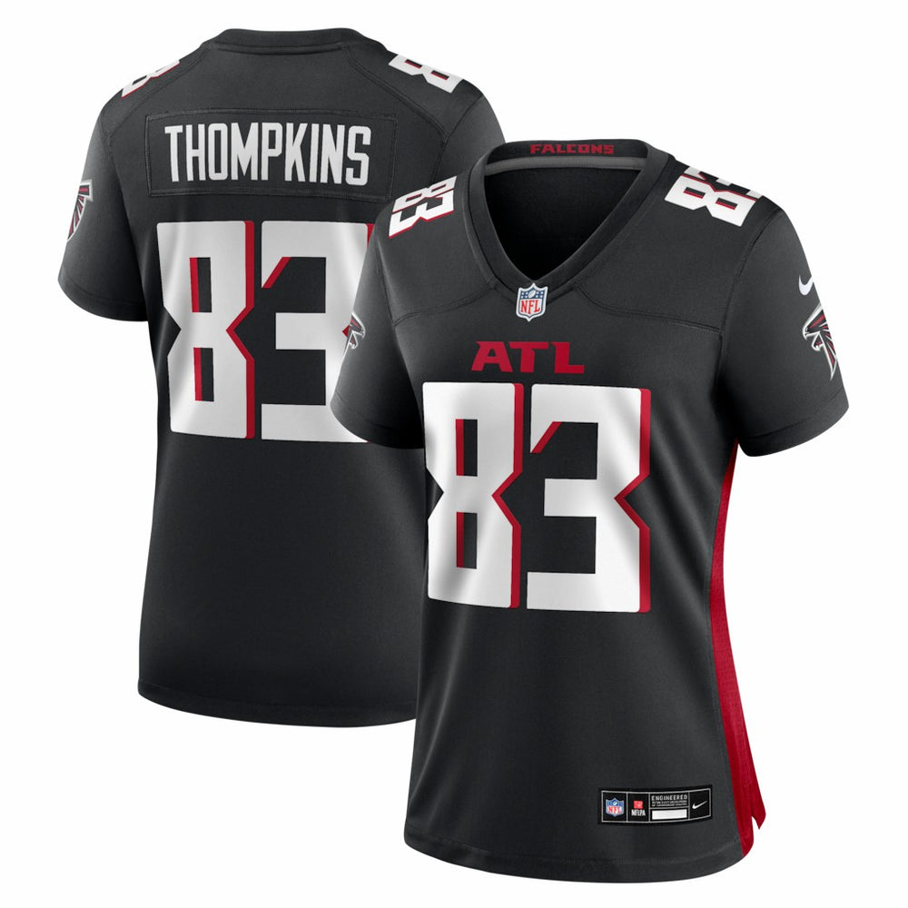 Nike Deven Thompkins Atlanta Falcons Women's Team Game Jersey Black
