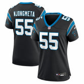 Nike Maema Njongmeta Carolina Panthers Women's Team Game Jersey Black