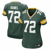 Nike Brant Banks Green Bay Packers Women's Team Game Jersey Green