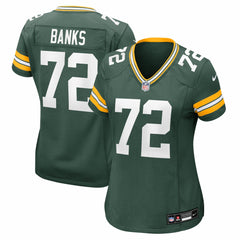 Nike Brant Banks Green Bay Packers Women's Team Game Jersey Green