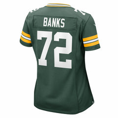 Nike Brant Banks Green Bay Packers Women's Team Game Jersey Green