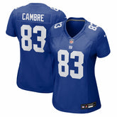 Nike Dalen Cambre New York Giants Women's Team Game Jersey Royal