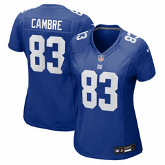 Nike Dalen Cambre New York Giants Women's Team Game Jersey Royal