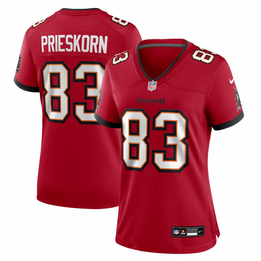 Nike Caden Prieskorn Tampa Bay Buccaneers Women's Team Game Jersey Red
