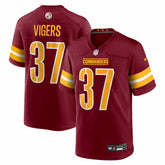 Nike Car'lin Vigers Washington Commanders Team Game Jersey Burgundy