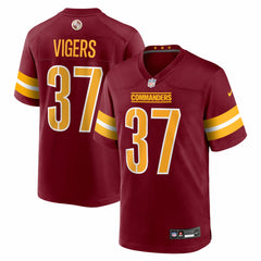 Nike Car'lin Vigers Washington Commanders Team Game Jersey Burgundy