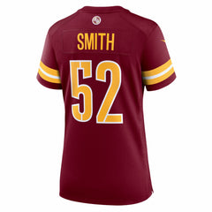 Nike Preston Smith Washington Commanders Women's Team Game Jersey Burgundy