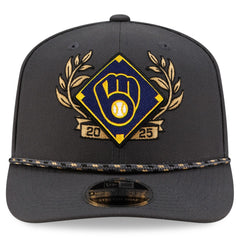 Milwaukee Brewers New Era 2025 National League Division Series Champions 9SEVENTY Adjustable Hat - Charcoal - New Era on Sale