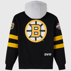Boston Bruins OVO x NHL Fleece Hoodie - Black - NHL 203514865