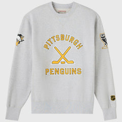 Pittsburgh Penguins OVO x NHL Fleece Sweatshirt - Heather Gray - NHL 203514878