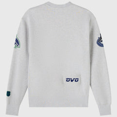 Vancouver Canucks OVO x NHL Fleece Sweatshirt - Heather Gray - NHL 203514888