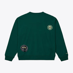 Minnesota Wild Mitchell & Ness Women's Crewneck Sweatshirt - Green - NHL 203517452