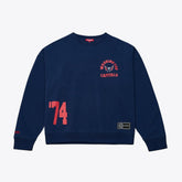 Washington Capitals Mitchell & Ness Women's Crewneck Sweatshirt - Navy - NHL 203517453