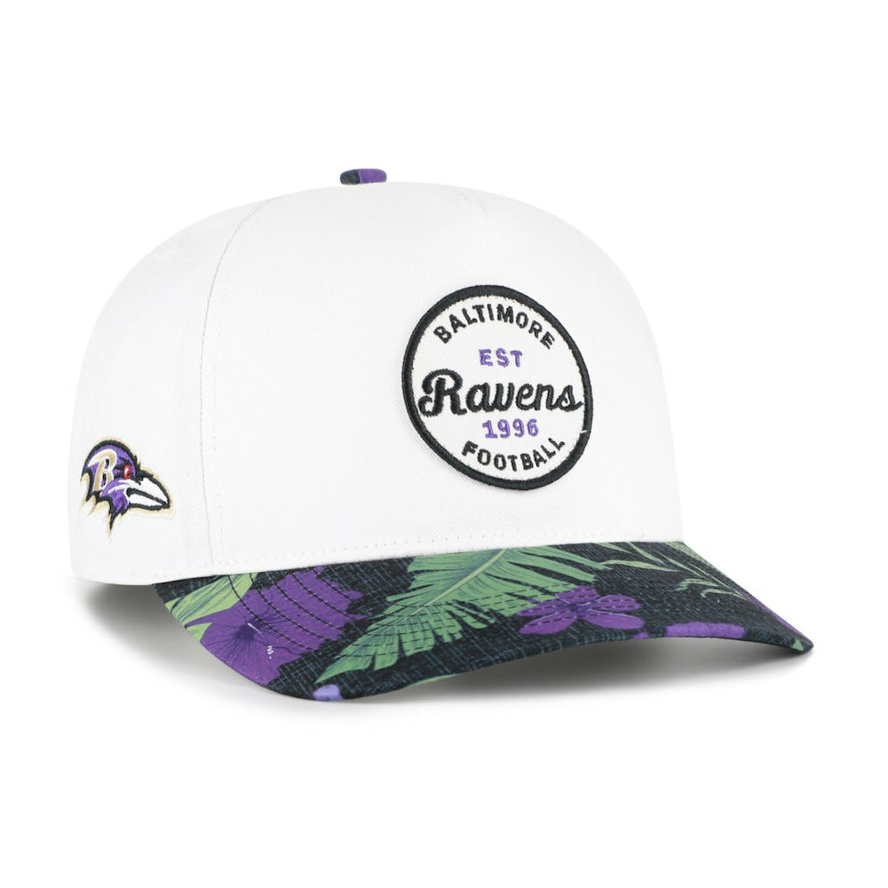 47 brand Baltimore Ravens '47 Beach Side Hitch Adjustable Hat White/Purple