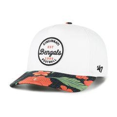 47 brand Cincinnati Bengals '47 Beach Side Hitch Adjustable Hat White/Black