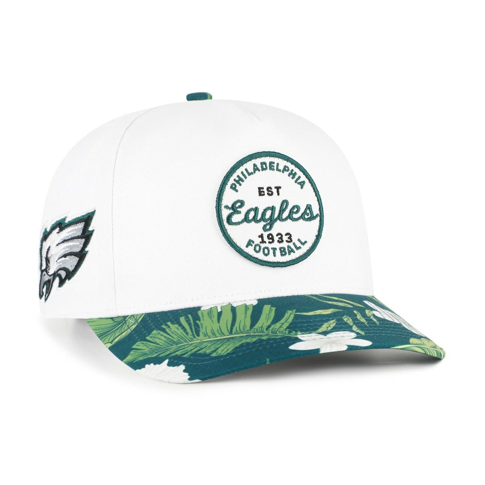 47 brand Philadelphia Eagles '47 Beach Side Hitch Adjustable Hat White/Midnight Green