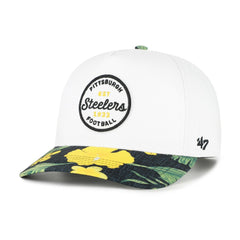 47 brand Pittsburgh Steelers '47 Beach Side Hitch Adjustable Hat White/Black