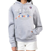 New York Islanders G-III 4Her by Carl Banks Women's Shadow Logo Fleece Hoodie - Gray - NHL 203519920