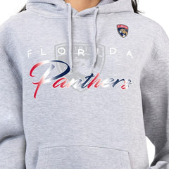 Florida Panthers G-III 4Her by Carl Banks Women's Shadow Logo Fleece Hoodie - Gray - NHL 203519931