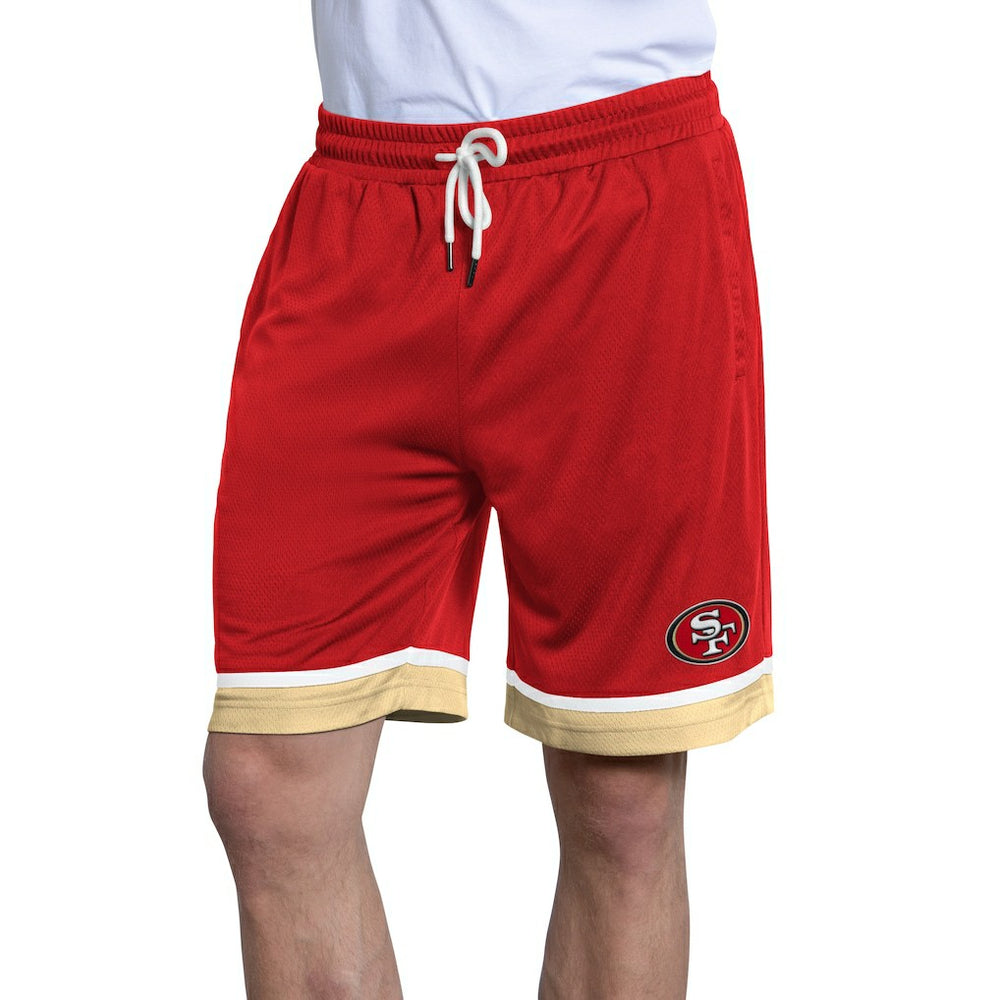 San Francisco 49ers Starter Power Play Mesh Shorts Scarlet