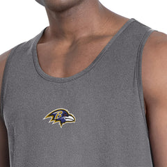 Baltimore Ravens MSX by Michael Strahan Energy Tank Top Charcoal