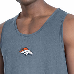 Denver Broncos MSX by Michael Strahan Energy Scoop Neck Tank Top Navy