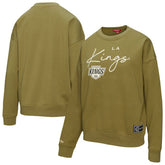 Los Angeles Kings Mitchell & Ness Women's Fleece Sweatshirt - Hunter Green - NHL 203521939