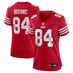 Nike Kendrick Bourne San Francisco 49ers Women's Team Game Jersey Scarlet
