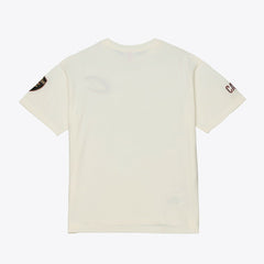 Cleveland Cavaliers Hardwood Classics Chainstitch Premium T-Shirt for sale Cream | Mitchell & Ness discount
