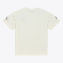 Oklahoma City Thunder Hardwood Classics Chainstitch Premium T-Shirt Cream | Mitchell & Ness discount