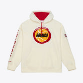 Houston Rockets Hardwood Classics Chainstitch Premium Fleece Hoodie Cream | Mitchell & Ness online