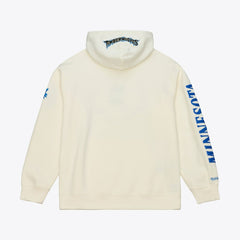 Minnesota Timberwolves Hardwood Classics Chainstitch Premium Fleece Hoodie Cream | Mitchell & Ness