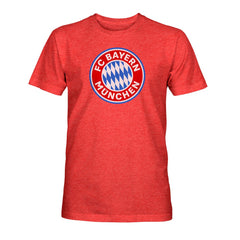 Bayern Munich 1863FC Color Badge Tri-Blend T-Shirt Red