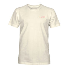 Bayern Munich 1863FC Big Logo Heavyweight T-Shirt Cream