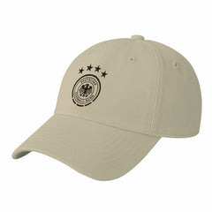 Germany National Team 1863FC Retro Badge Crew Adjustable Hat Cream