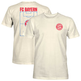 Bayern Munich 1863FC Duo-Tone Stadium Soft Wash T-Shirt Cream