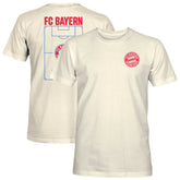Bayern Munich 1863FC Duo-Tone Stadium Soft Wash T-Shirt Cream