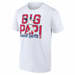 David Ortiz Boston Red Sox Cooperstown Player T-Shirt - White - MLB on Sale
