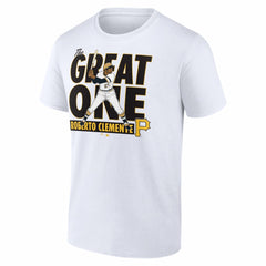 Roberto Clemente Pittsburgh Pirates Cooperstown Player T-Shirt - White - MLB Sale