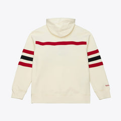 Philadelphia 76ers Hardwood Classics 76 Originals Collection Head Coach Hoodie for sale Cream | Mitchell & Ness online