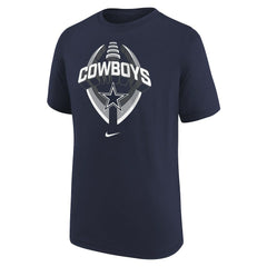 Nike Dallas Cowboys Youth Icon Legend T-Shirt Navy