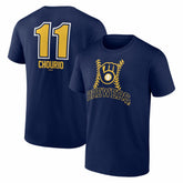 Jackson Chourio Milwaukee Brewers Fastball Player Name & Number T-Shirt - Navy - MLB Online