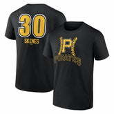 Paul Skenes Pittsburgh Pirates Fastball Player Name & Number T-Shirt - Black - MLB Online
