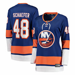 Matthew Schaefer New York Islanders Fanatics Women's Home Breakaway Player Jerseys - Royal - NHL 203531908
