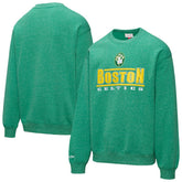 Boston Celtics Throw It Back Fleece Sweatshirt Green | Mitchell & Ness Lifestyle