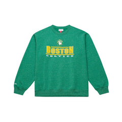 Boston Celtics Throw It Back Fleece Sweatshirt Green | Mitchell & Ness Lifestyle
