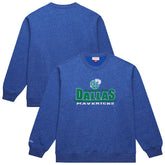 Dallas Mavericks Throw It Back Fleece Sweatshirt for sale Navy | Mitchell & Ness outlet